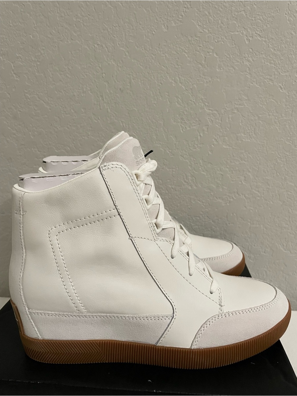 SOREL Women's Out N About Wedge Boot Size 11 Sea Salt Gum NIB - Picture 7 of 13